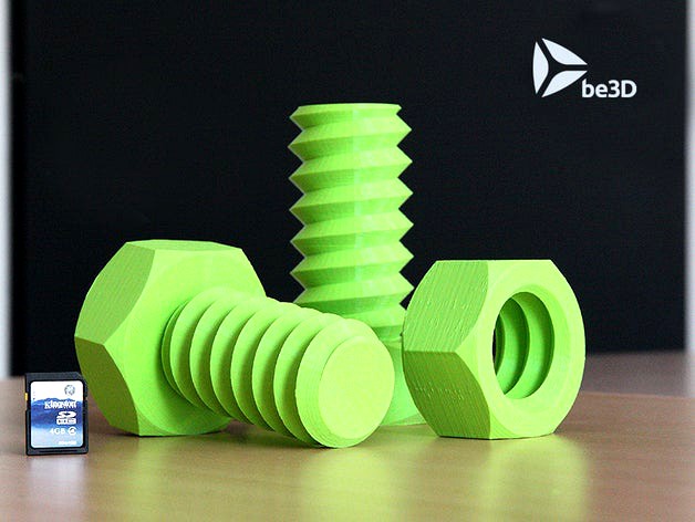 Screw and Nut by YSoft_be3D