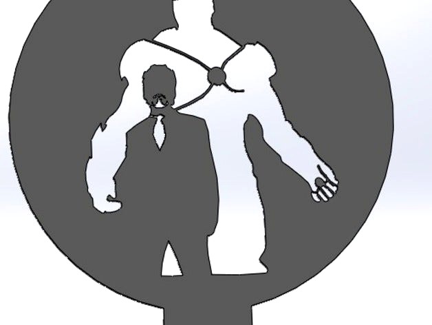 coffee stencil - Tony Stark, Ironman by arifsethi