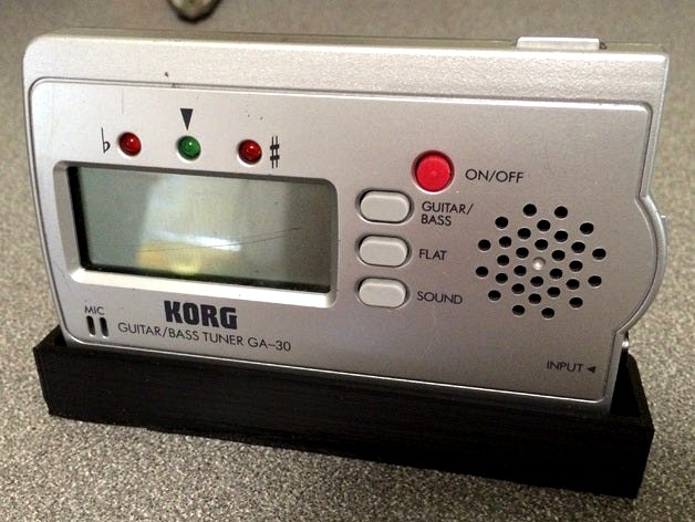 Stand for Korg GA-30 Tuner by nedkonz