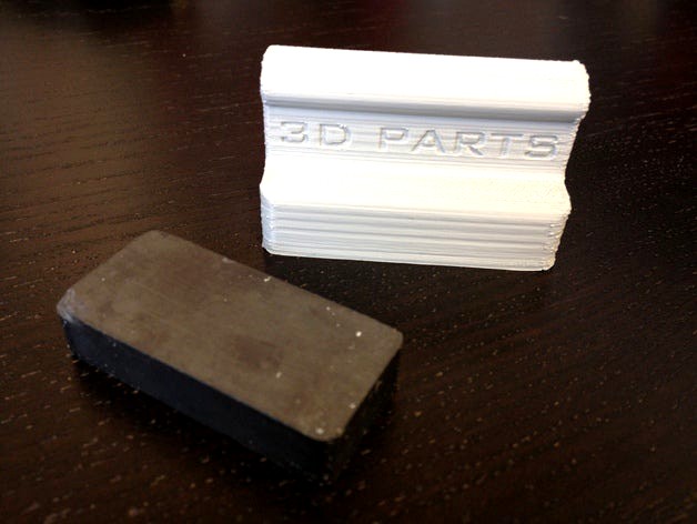 Bar Magnet Holder by 3DPartsMfg