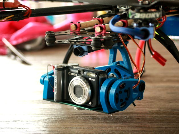 2-axis gimbal for mid-size camera by reneke