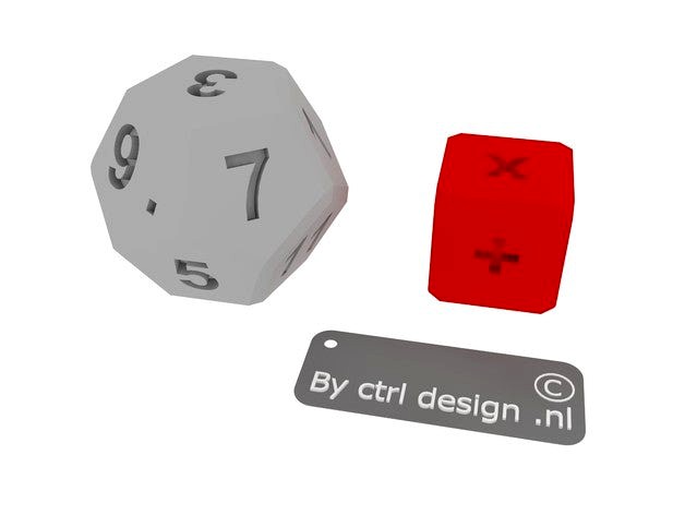math practice dice by byctrldesign