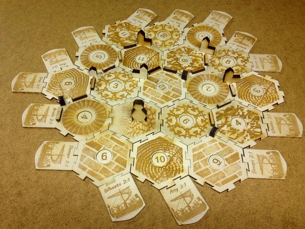 Settlers of Catan Board by shakalandro