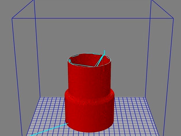 3.0"ID - 4.0"OD connector by Pacificimc