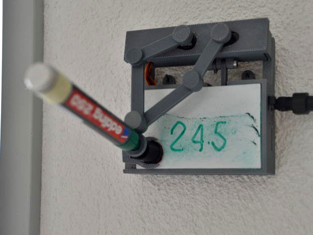 plot thermometer / clock for 3D printers by smily77