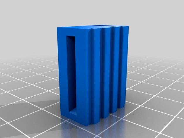 Penny Ballista Nock with ridges by Geekdad_3D
