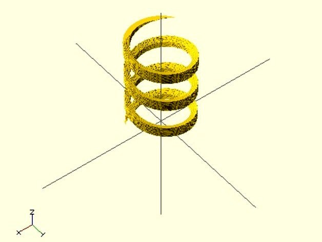 openscad screw threads with linear_extrude by speedymollusc