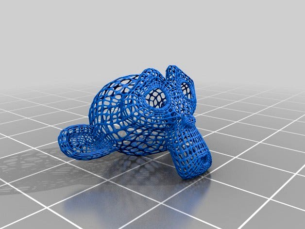 Wireframe Voroni-like Meshing by jmil