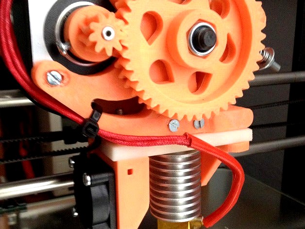 Extrusor Prusa i3 / Prusa i3 Extruder (ZONA MAKER) by Zona_Maker