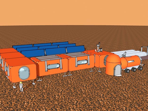 MARS Base One by theredhead