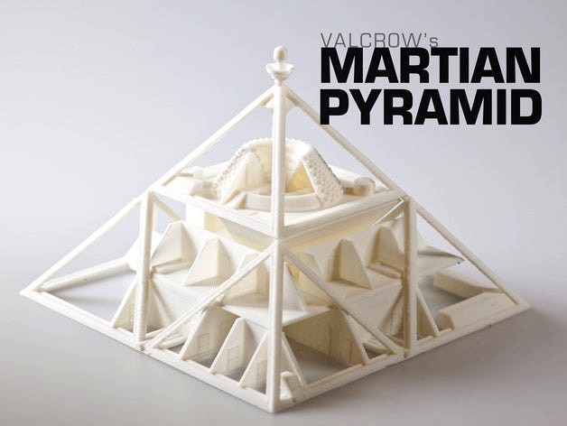 Martian Pyramid by Valcrow