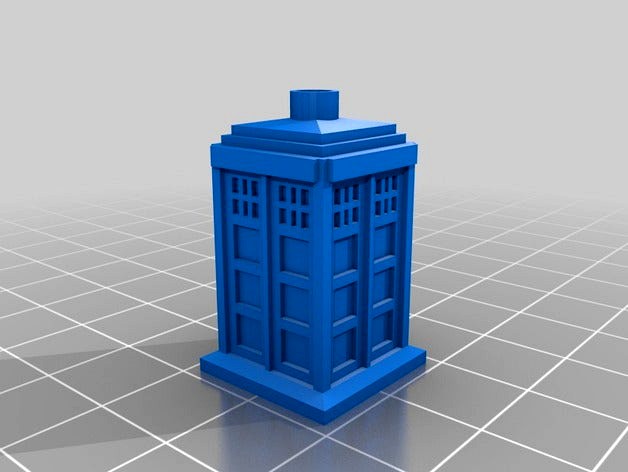 TARDIS Blind Cord Pull by YoungZaphod