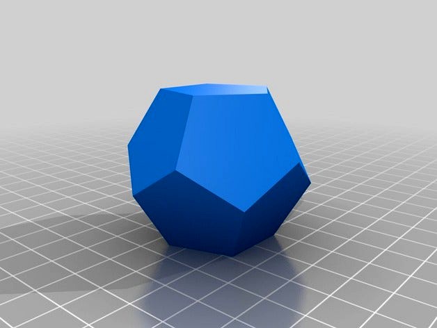 Dodecahedron by 3Dimensional