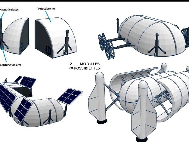 Multifunctional Martian Modules by SzymonBS