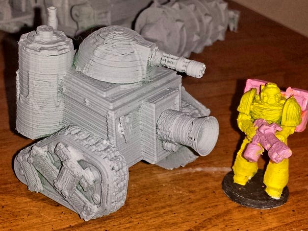 Space Orrk - Orrkling Mini-Tank by outofstep