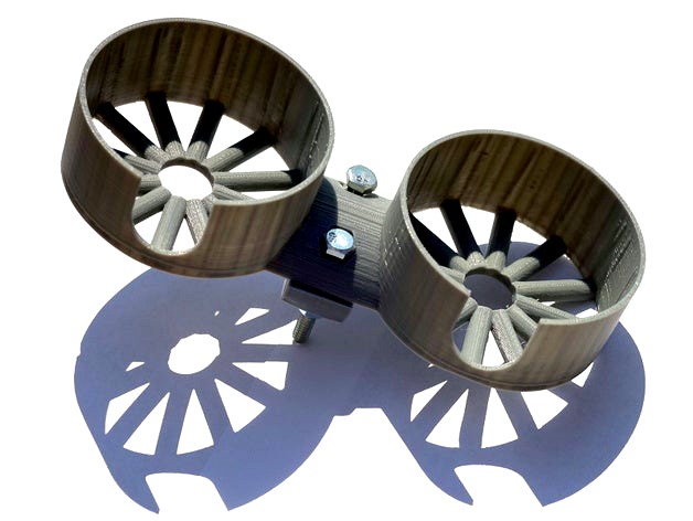 Double Cup Holder for a Porch Swing by profhankd