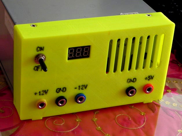 Power Supply Panel for 300W ATX PSU by modelatolyesi