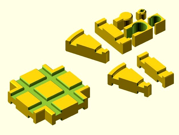 tracklib Extended: OpenSCAD library for rendering toy train parts .. added some new features ..  by Smuk3D