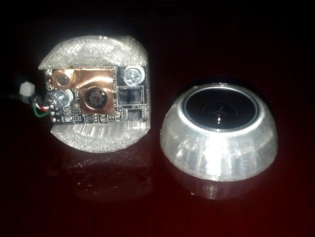 Hercules webcam holder and eye for InMoov  by kwatters