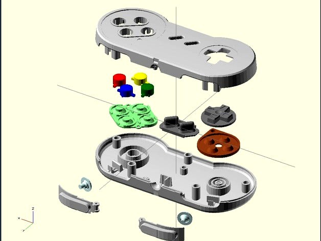 SNES controller by srepmub