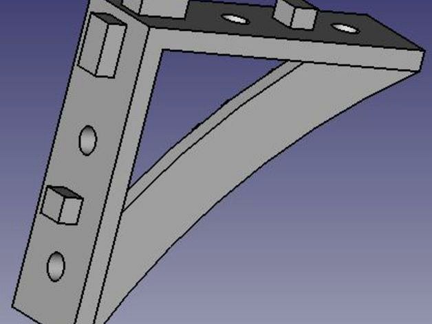 Vertex for frame with 20x20 extrusions by schlimmer_thinger
