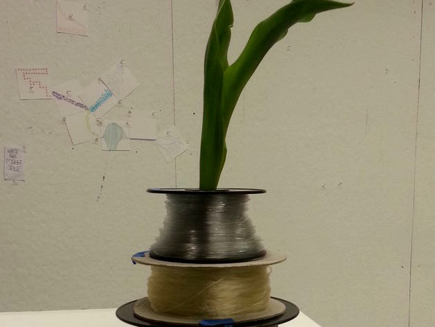 Parametric Filament Spool Vase by tomburtonwood