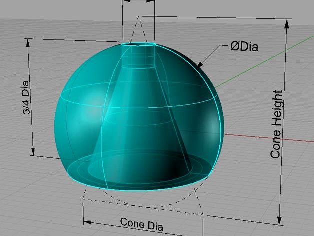 Customizable Cord Toggle by kdw