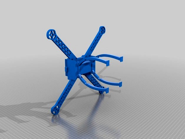 Quadcopter Frame by hartrox
