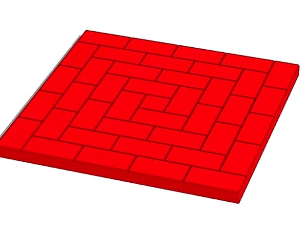 Brick Pattern Layouts for Lasercutter and 3D Printing by onebitpixel