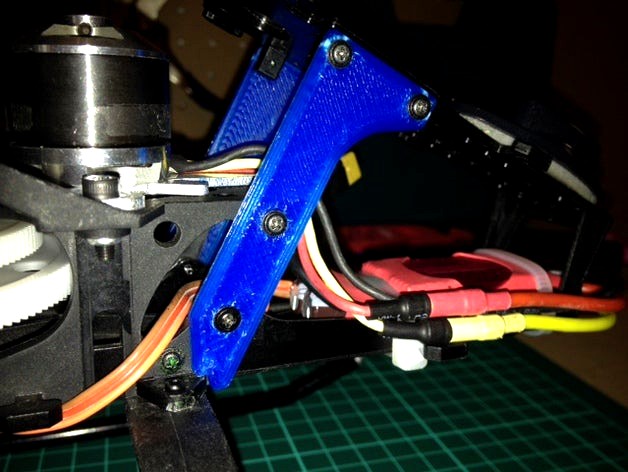 Mini Titan E325 RC Helicopter Modified Battery Mount by Rabbs355