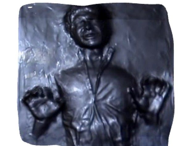 Han Solo in carbonite by kriskitchen