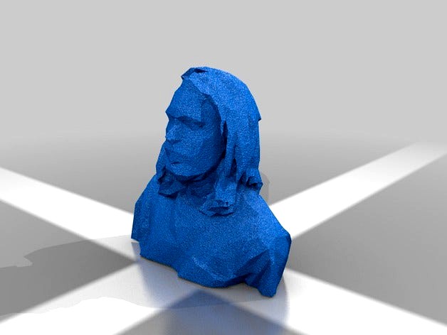 Scruffy Guy kinect scan by Microworkshops