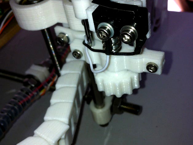 M6 version of tosjduenfs adjustable z endstop for Prusa Mendel by spope