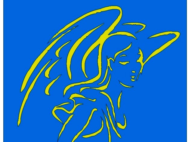 Angel-6-Ornament by Centaur