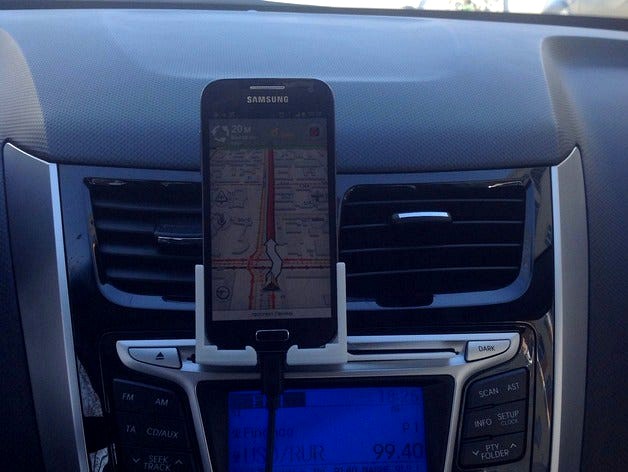 S4 mini phone holder for car using CD slot by Yarr