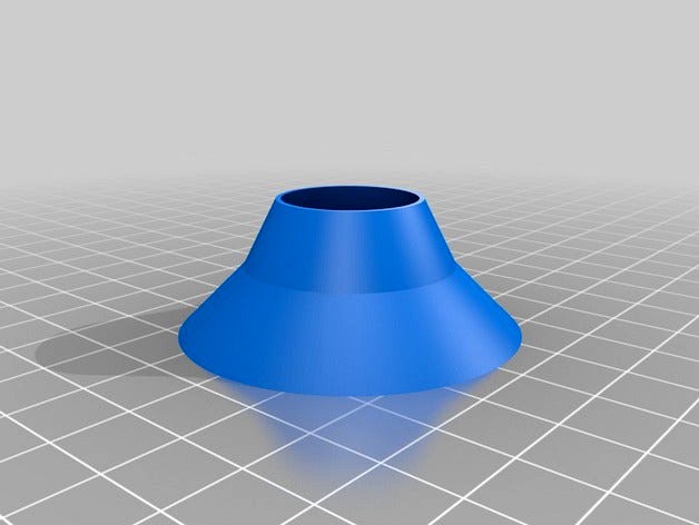 Volcano Solid Valve Funnel by Ganganeer