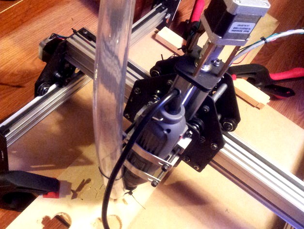 Shapeoko2 Vacuum solution by rocketboy