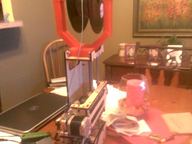 Printrbot Simple XL Filament Holder by KPierson