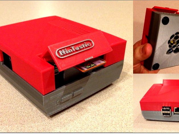 NinTastic - Nintendo Style Case for the Raspberry Pi by tastic007