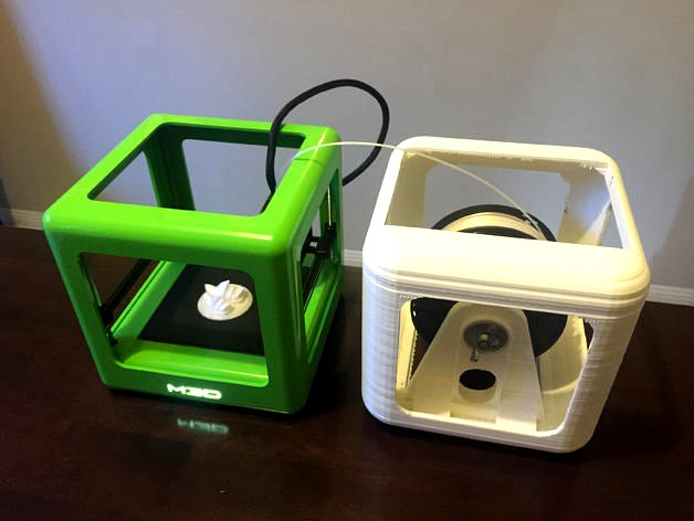 3D filament holder for M3D printer (multiple spools) in Parts  by hugoarchicad