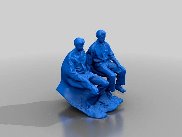 3D Scan of Two Friends by surfmaster96
