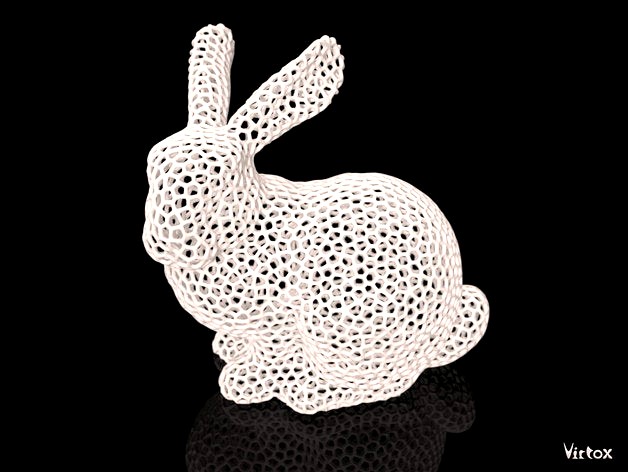 Stanford Easter Bunny - Voronoi by virtox