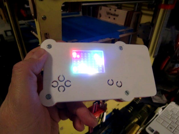 DigiPixel LED shield case for Arduino or Digispark by jww