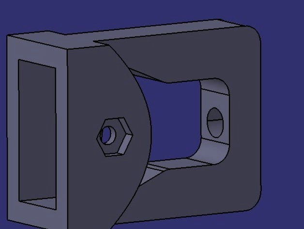Tensor de la correa del eje X en impresora 3D (printer) by Caucifolio