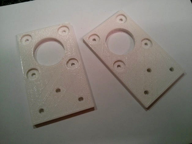 Basic Drawbot/Polargraph Motor Bracket by pittance