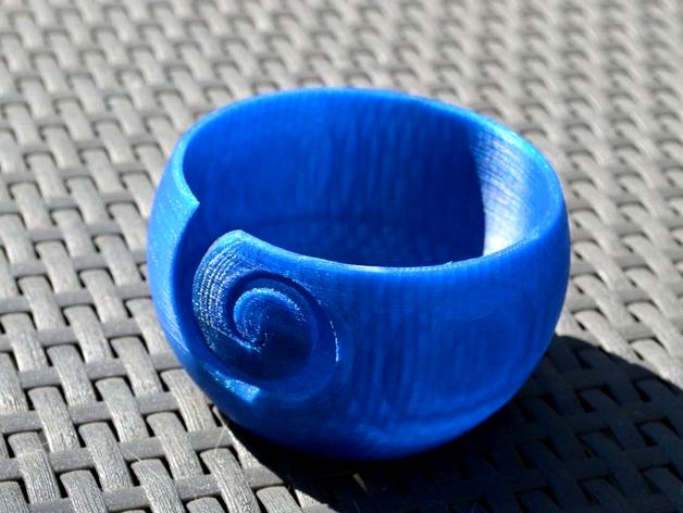 Spiral Yarn Bowl by AutopsyTurvy