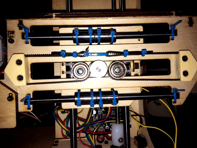 Printrbot Simple Y Bracket for G2 Belt by tgryc