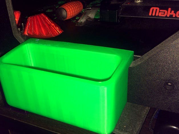 Trash Bin For Replicator 2 by ObsessivelyGeek