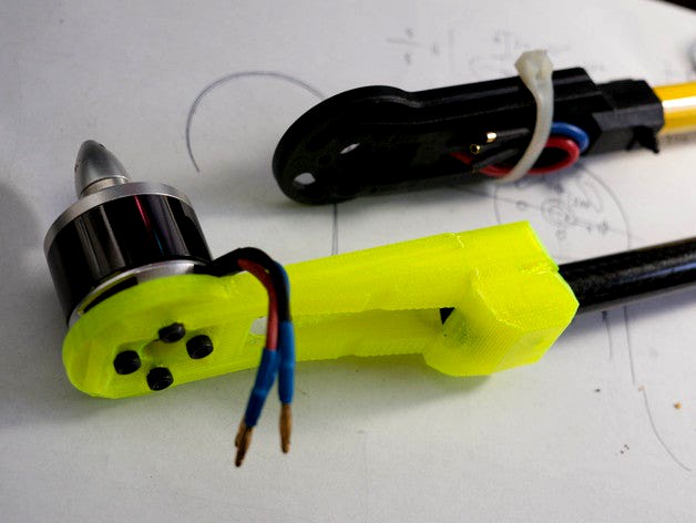 NixTech - Bumblebee 550 QuadCopter Motor/ESC Mount replacement by deckernico