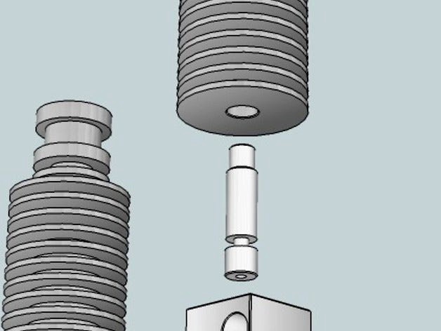 E3D Hotend v5 - SKP by skarab42